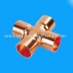 15mm Copper Pipe Cross for Refrigeration