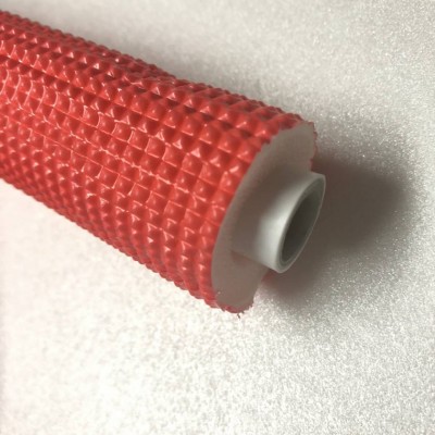 Red colored insulation heating pipes 100 meter roll 16 * 20