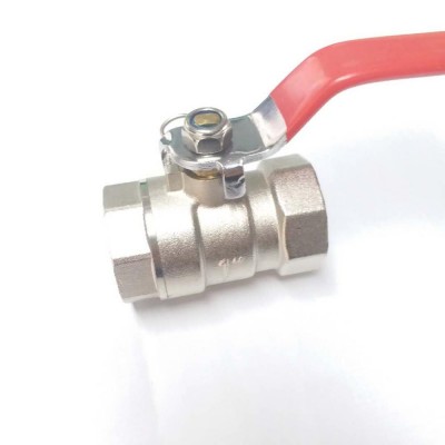 High quality  female thread Brass Ball Valve  for water and gas systems with long handle