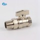 LK-2-031 ( 20mm ) Butterfly handle brass male threads single union ball valve for water pipe and plumbing