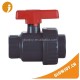 (GJ-X9201)Glowjoy Good quality UPVC high grade pvc double union ball valve