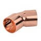 High Quality HVAC Plumbing Welding Wholesale 45 Deg Elbow Copper Fitiing