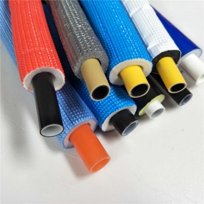 Pex-Al Tube with Red and Blue Colorful Insulation Pipe 16mm