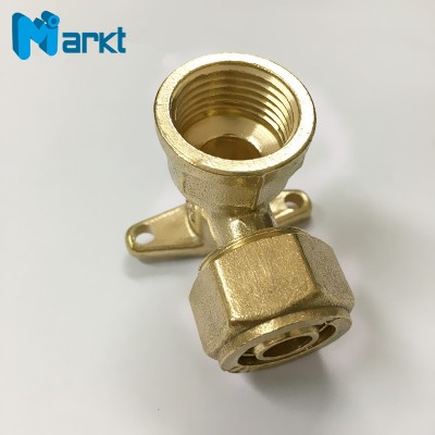 Wall Plated Elbow Copper Pex-Al-Pex Pipe Fitting